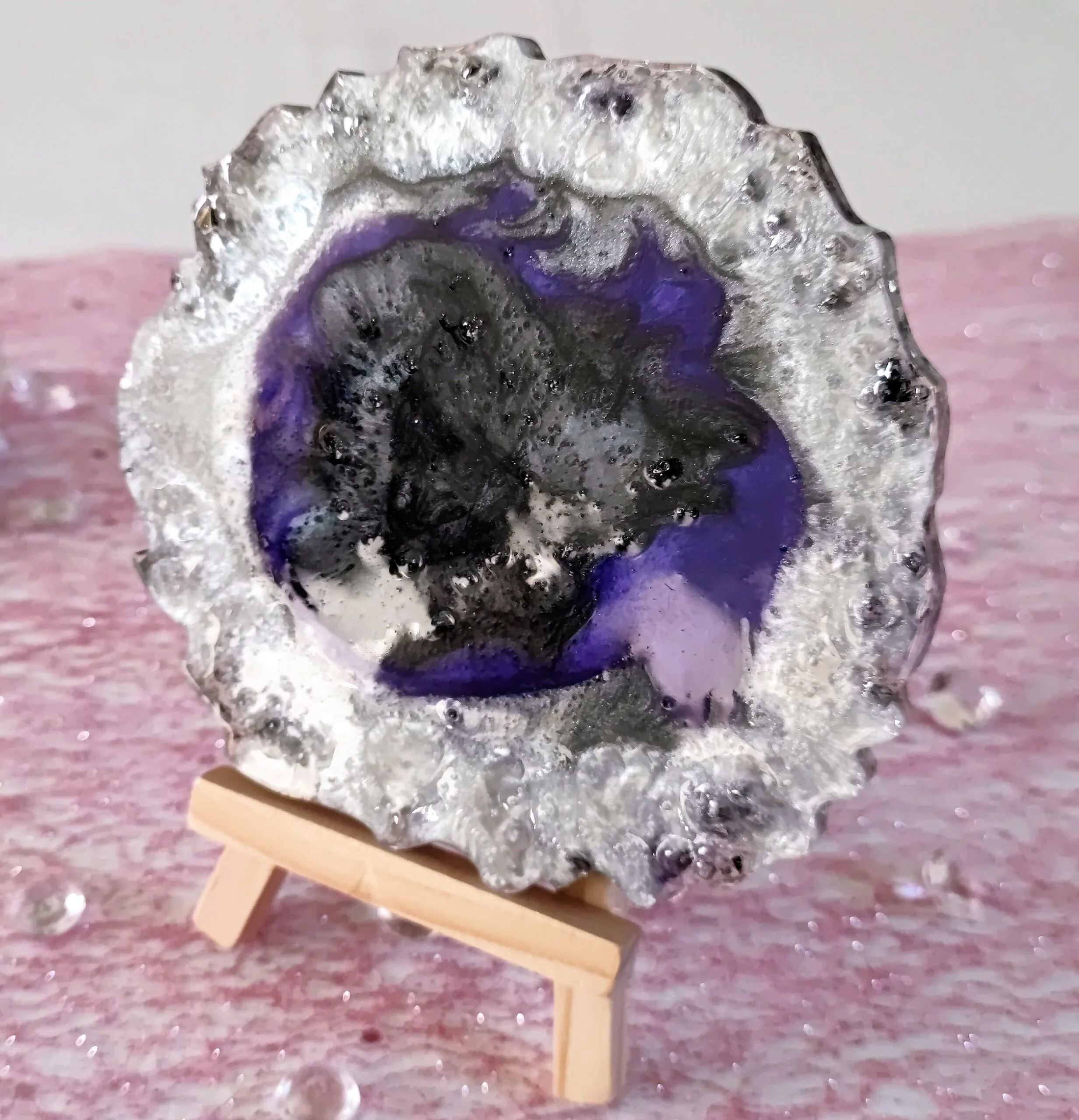 imitation geode epoxy modèle 3