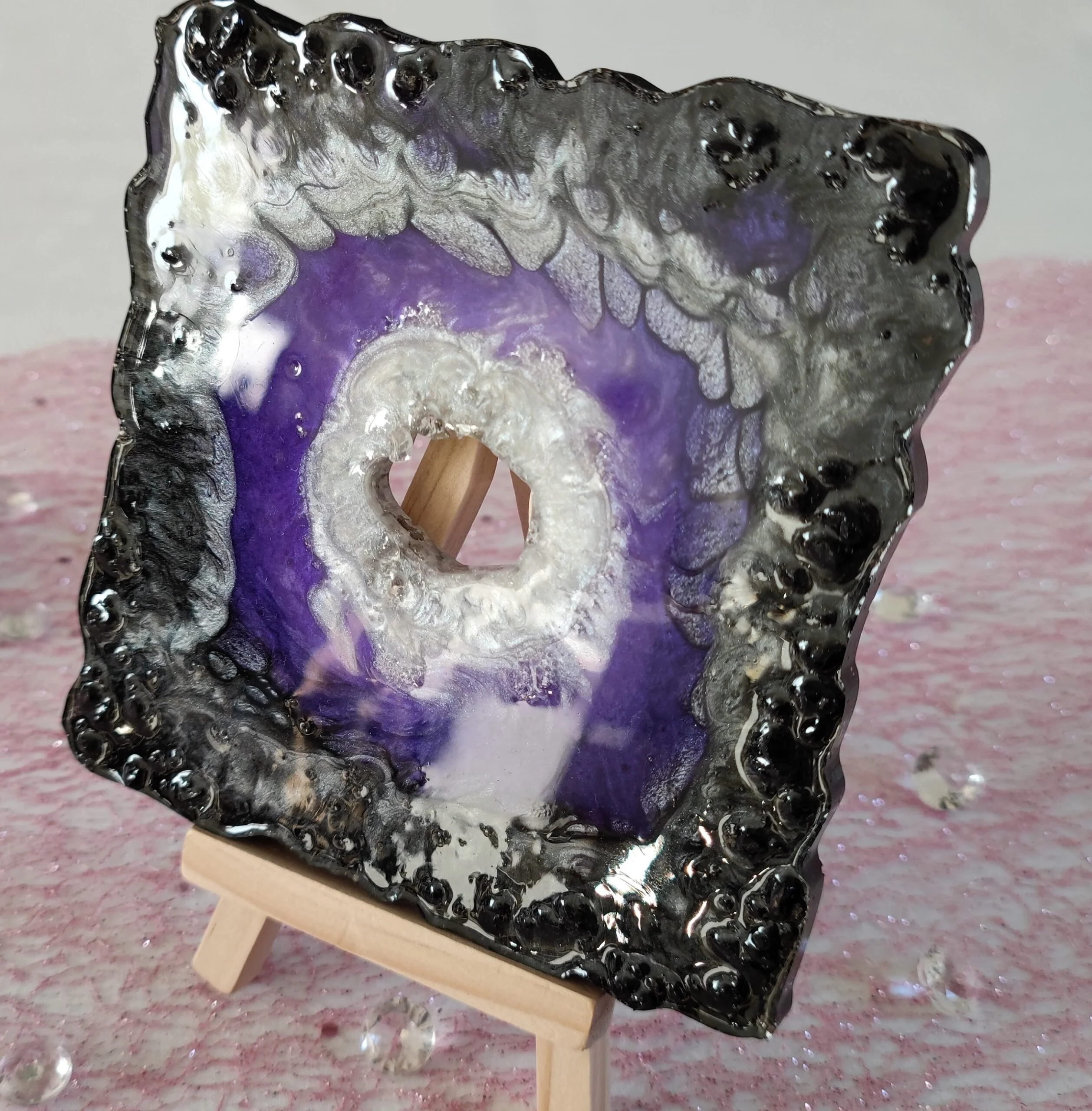 imitation geode epoxy modèle 5