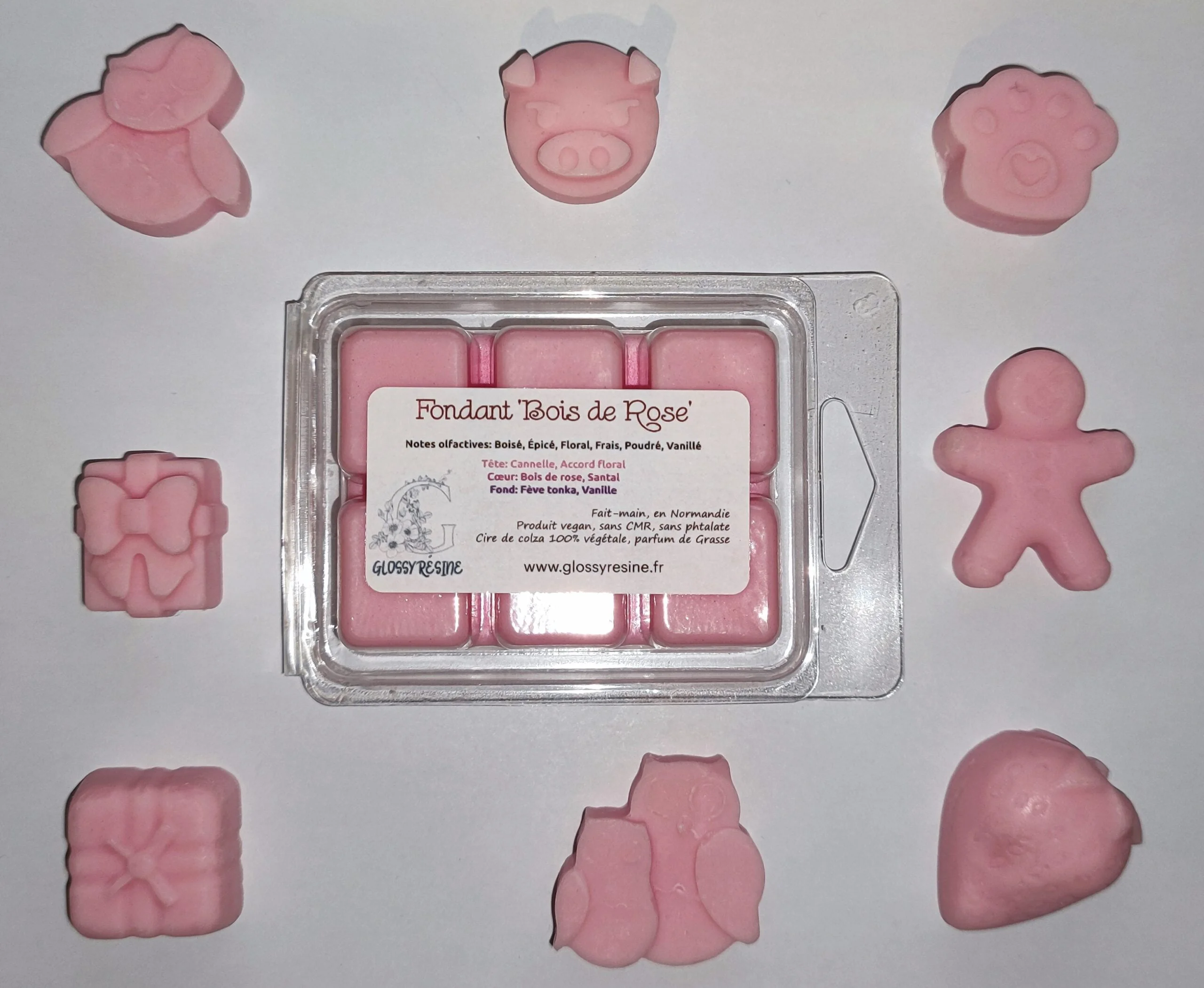 Fondant parfumé bois de rose